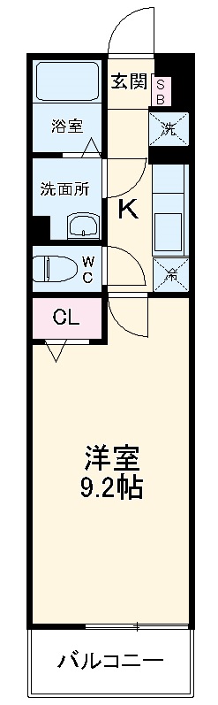 リブリ・三ツ境の間取り