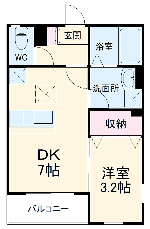 AQUE22の間取り
