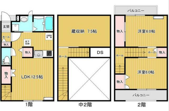 葵レジデンスⅢの間取り