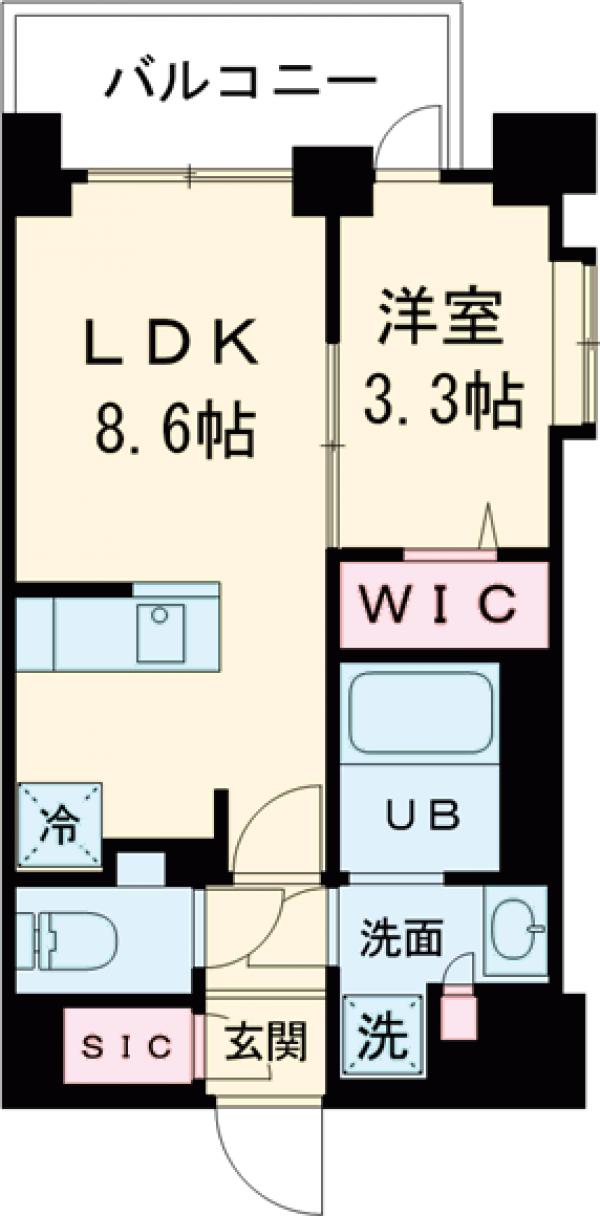 クレストコート大岡山の間取り