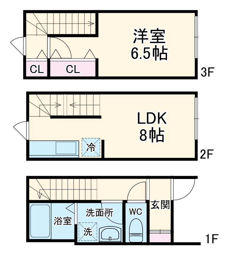 MOK-TERRACE新松戸の間取り
