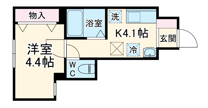 コーポ AKAYAMAの間取り