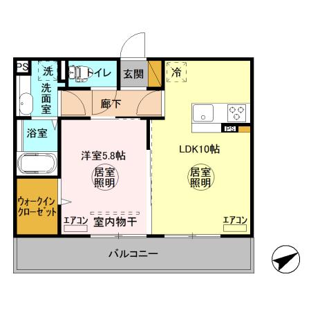 プリムヴェールの間取り