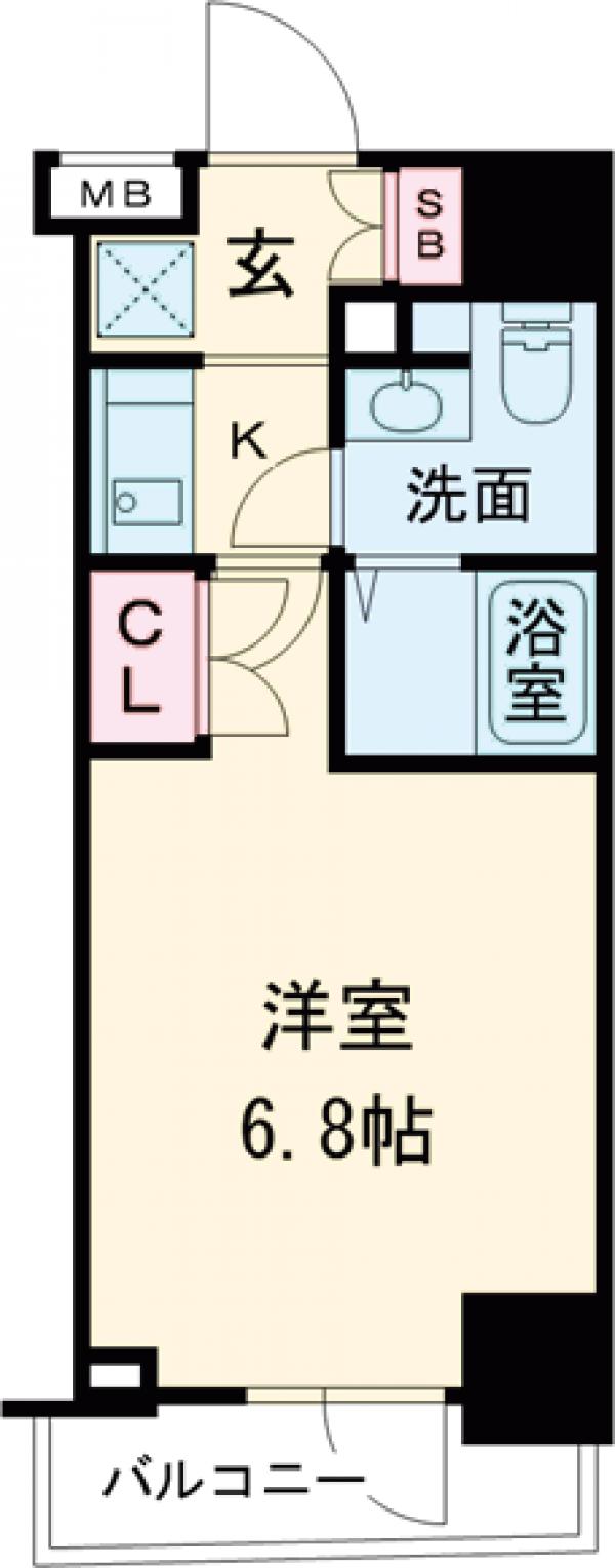 パークキューブ笹塚の間取り