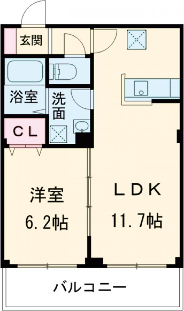 ビューノ芦花の間取り