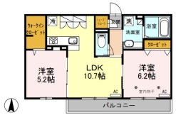 ロイジェントパークスレイクタウンⅢKの間取り