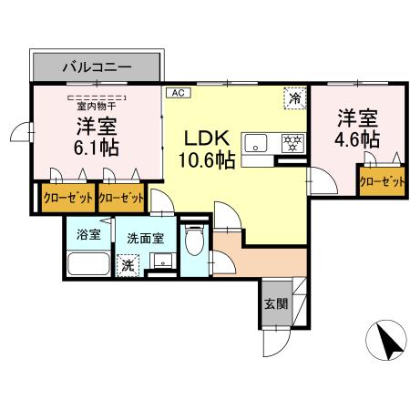 Casa Biancaの間取り
