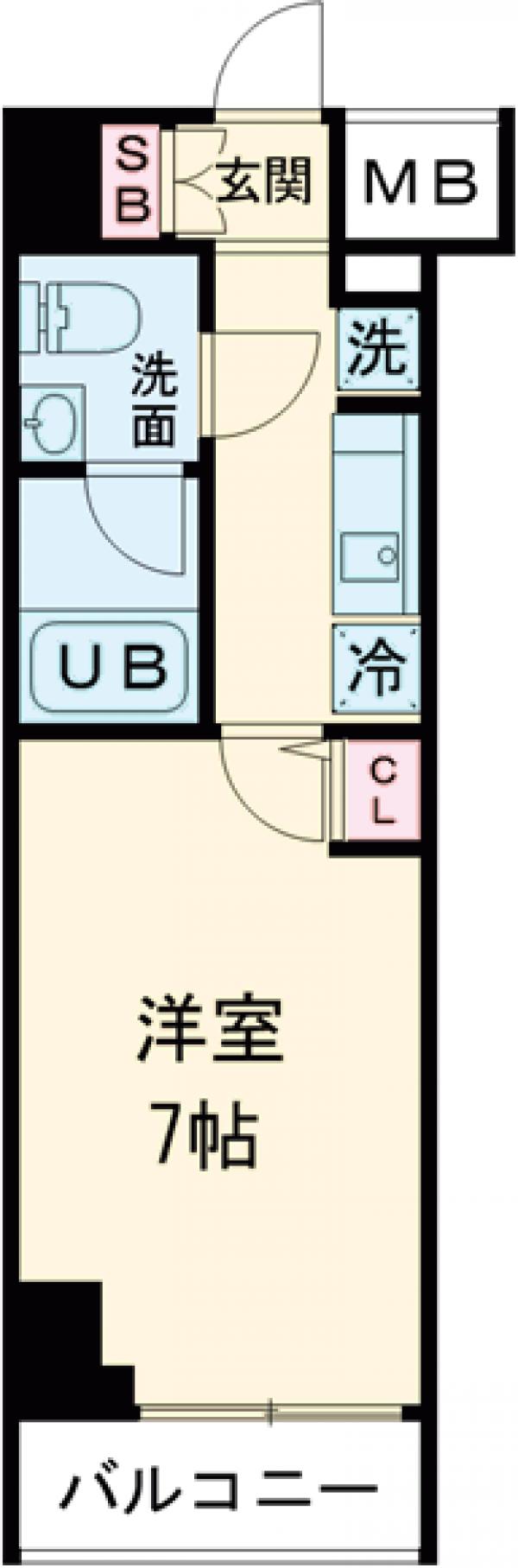 GENOVIA金町・204号室の間取り