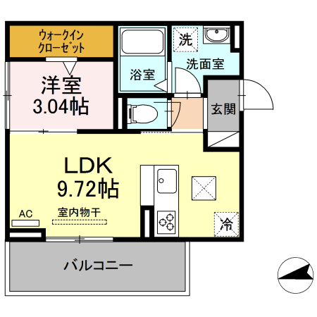 エスペランサ旭 C棟の間取り