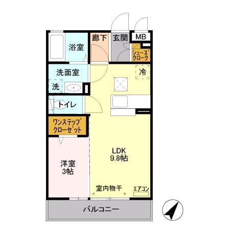パークドプランタン Aの間取り