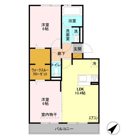 コンフォルトの間取り