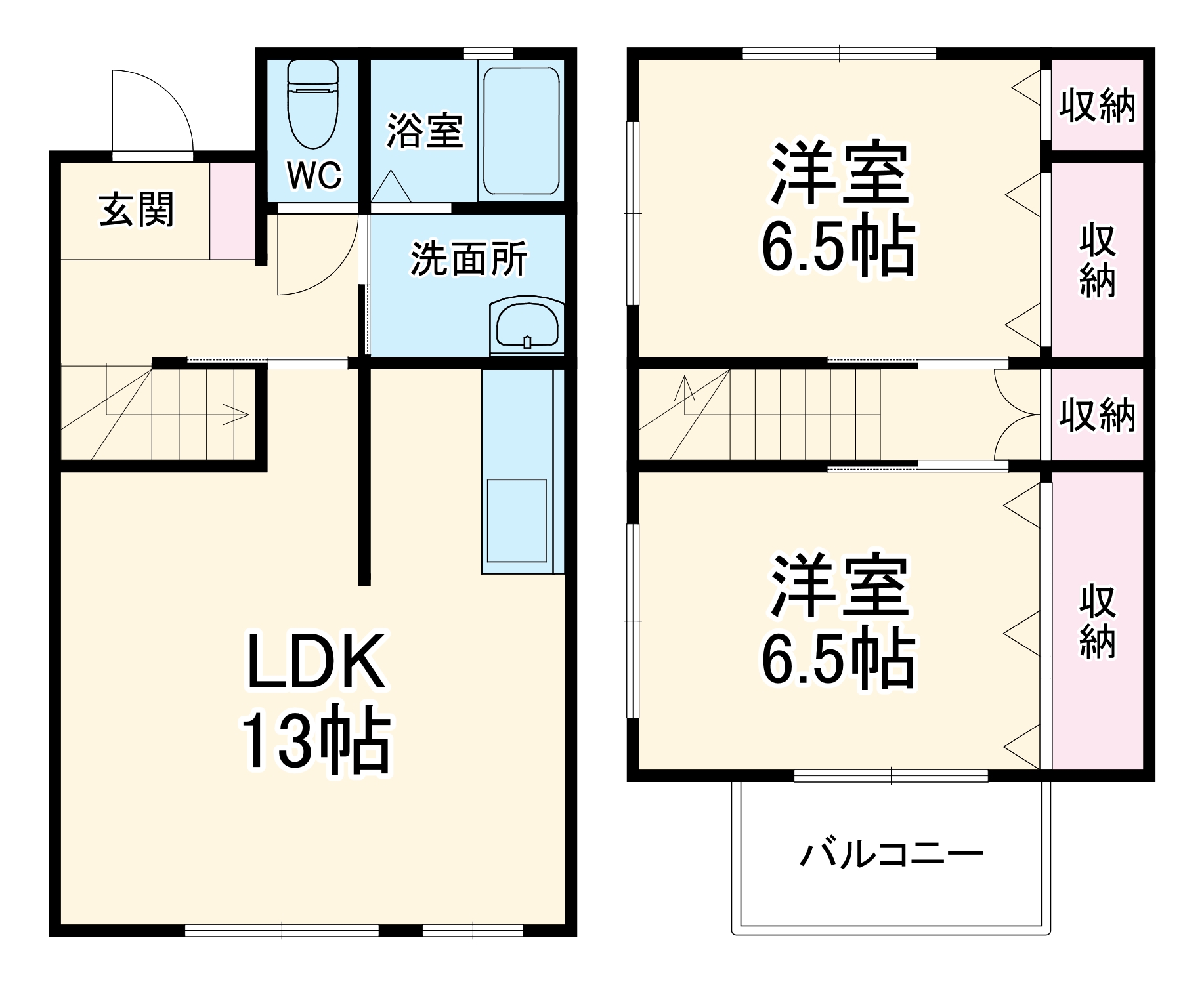 クラールハウスの間取り