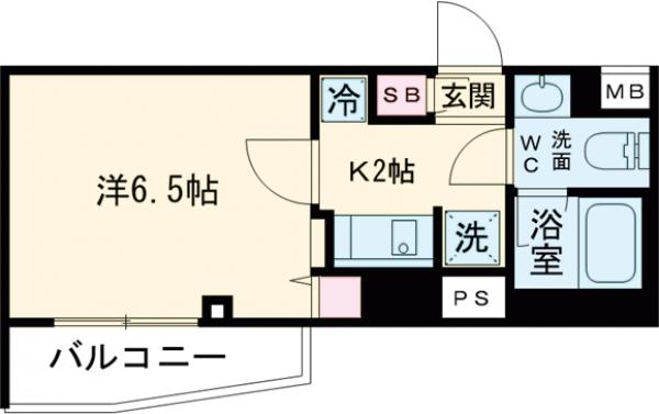 シェル品川戸越の間取り