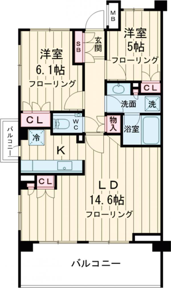 パークハウス杉並高井戸の間取り