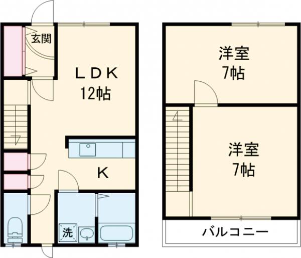 旭ハウス3棟の間取り