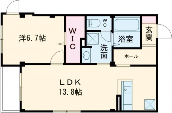 ユアメゾンやわらぎの間取り