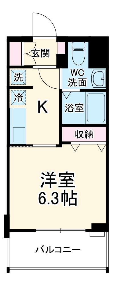 レジデンス鶴間駅前の間取り