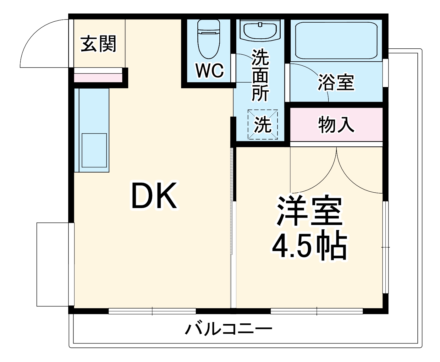 ホワイトマンションの間取り