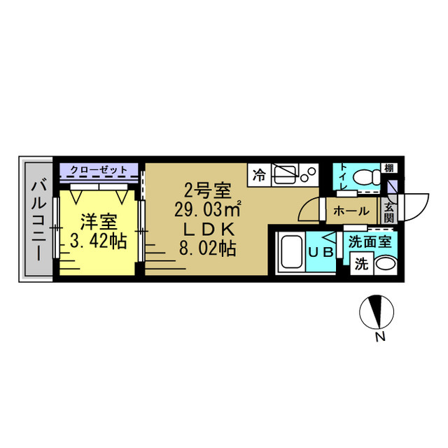 TKP新松戸Ⅰの間取り