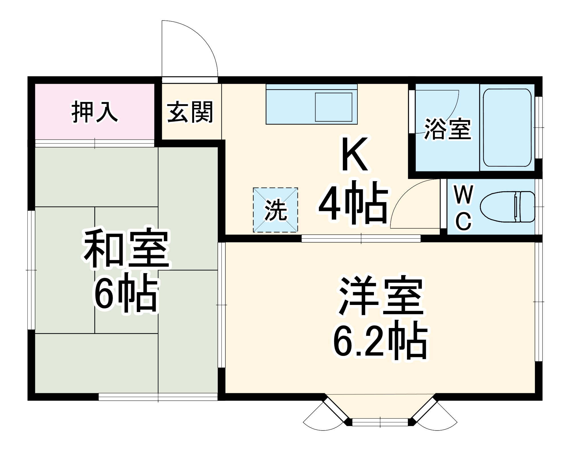 サンシティーの間取り