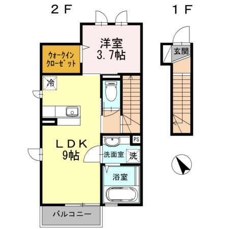 グランメールの間取り