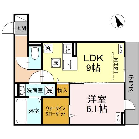 D'Bless上星川の間取り