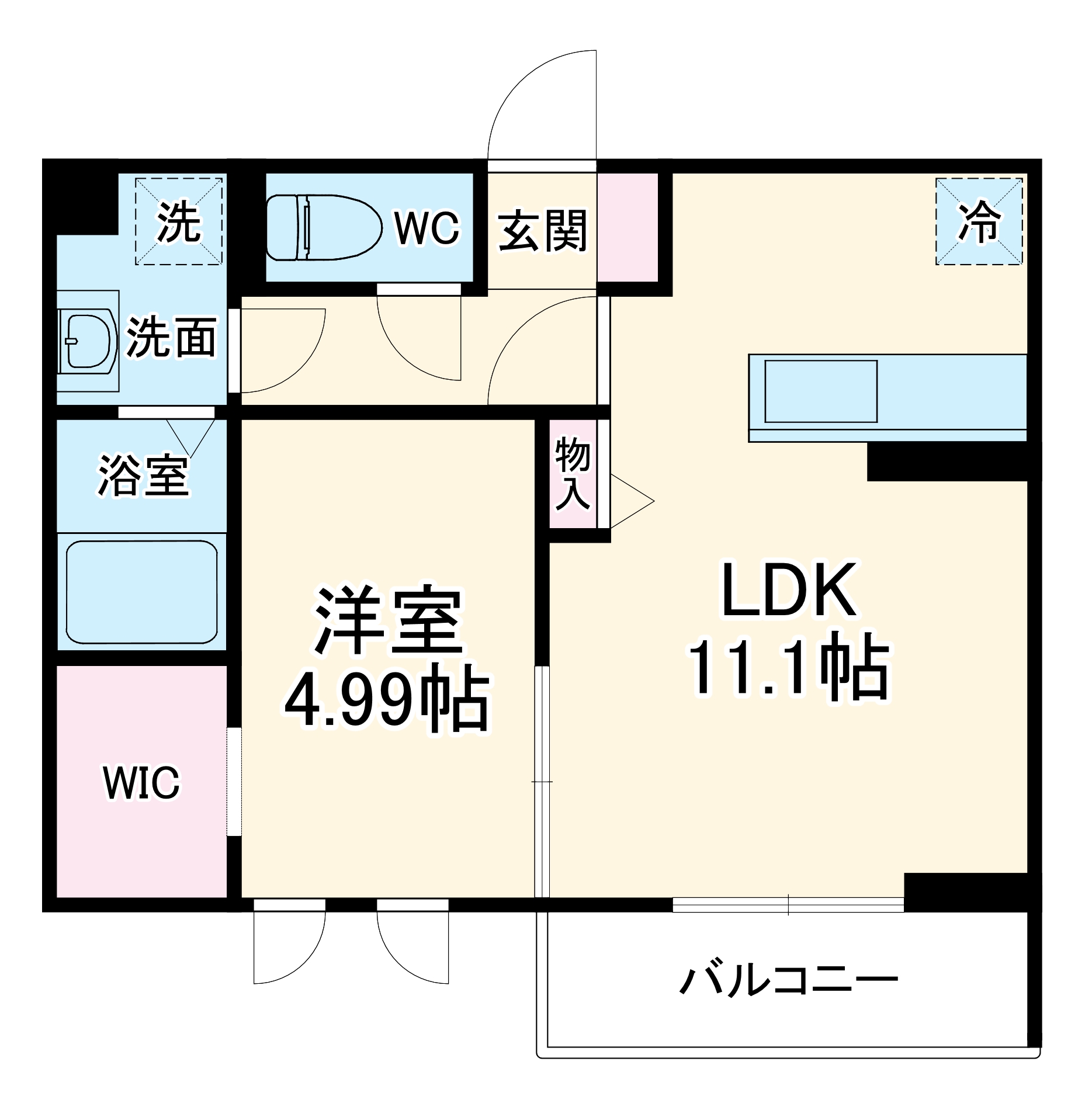 アルタフォーレBの間取り