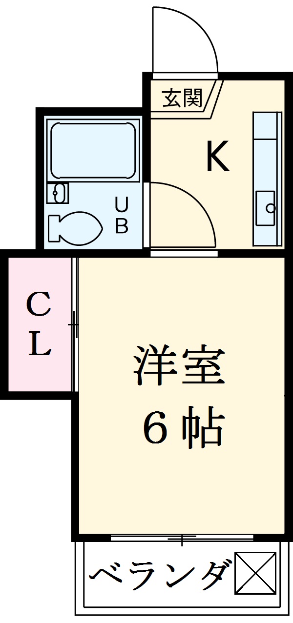 第2コーポ数寄屋の間取り