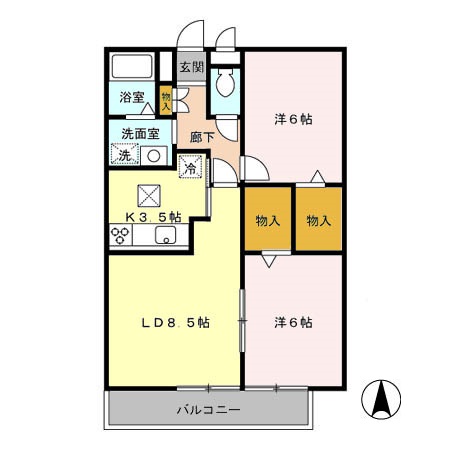 ロイヤルハーモニーの間取り
