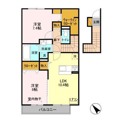 グリシーヌの間取り