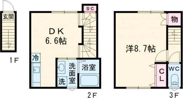 ベェレハーモニー東武練馬の間取り