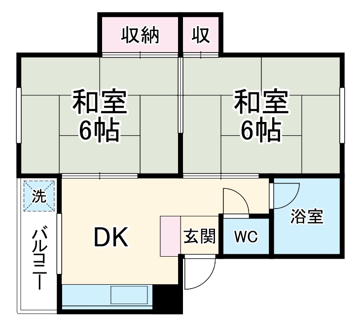 第2マルシンコーポの間取り