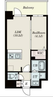 S-RESIDENCE東三国amanteの間取り