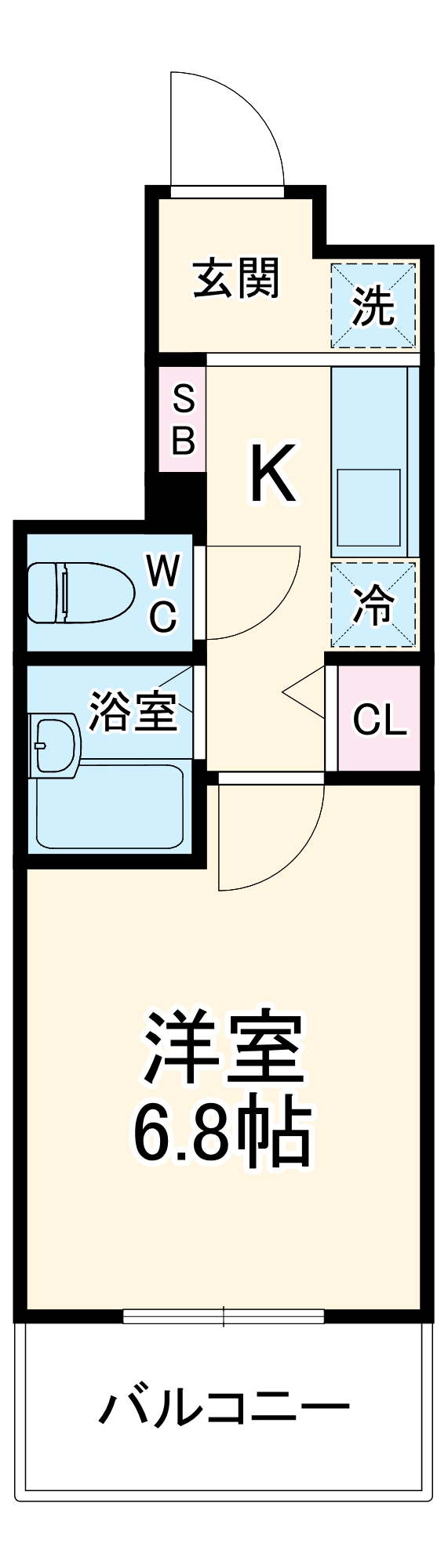 ドゥーエ浦安Ⅱの間取り