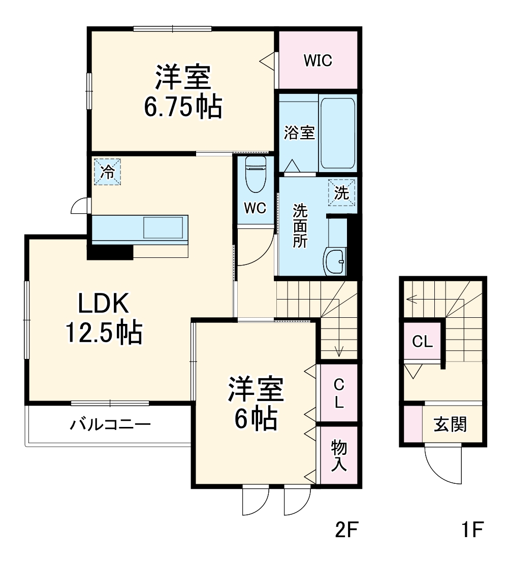 グレシア A棟の間取り