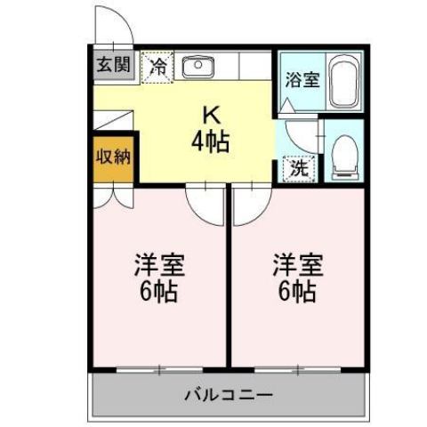 えいすうセゾンⅡの間取り