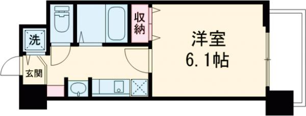 スワンズ京都二条城北の間取り