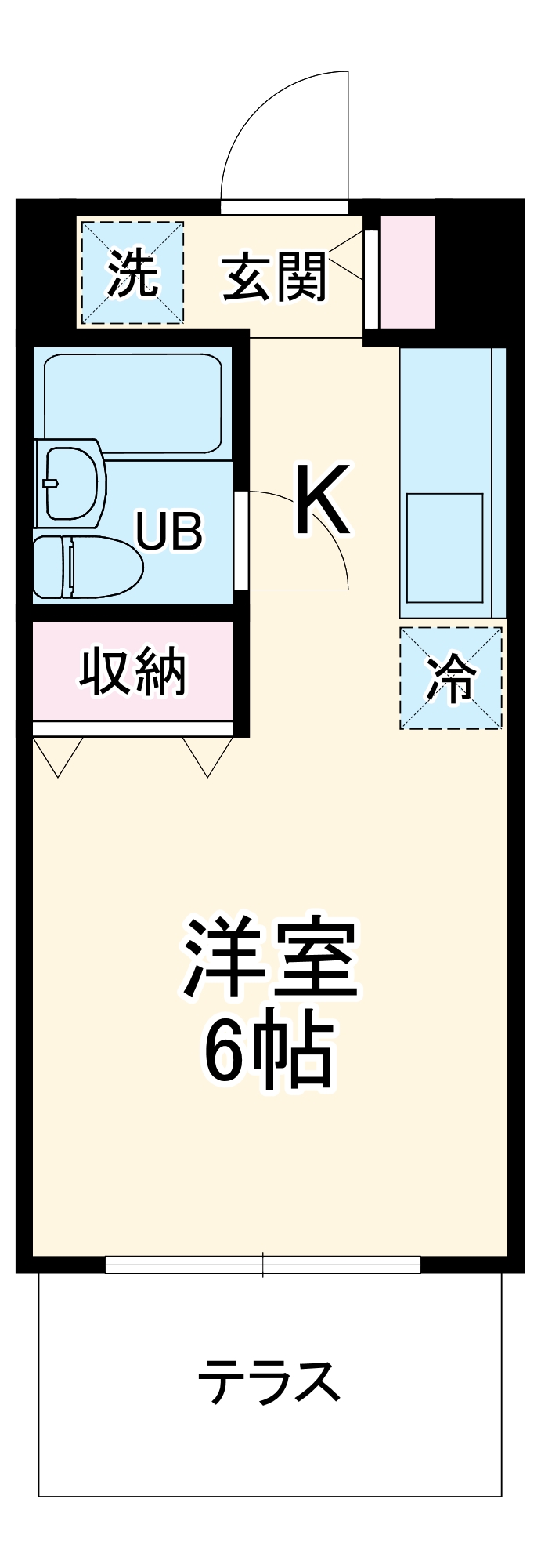 エステートピアASAKAの間取り