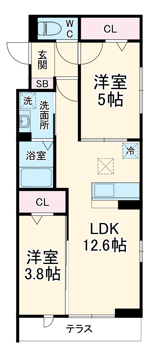 テュルキースの間取り