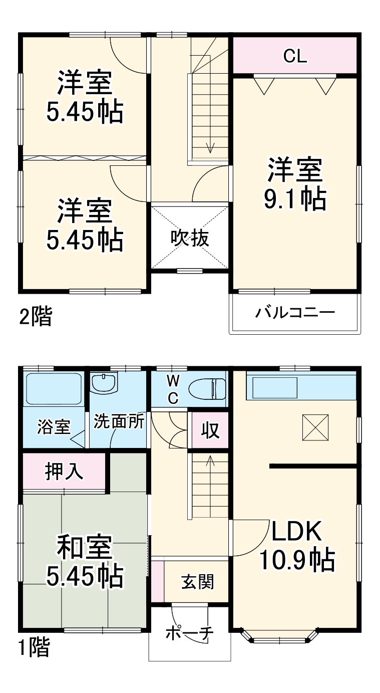 川田谷いなりハウスの間取り