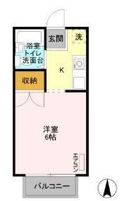 グリーンプラザ Aの間取り