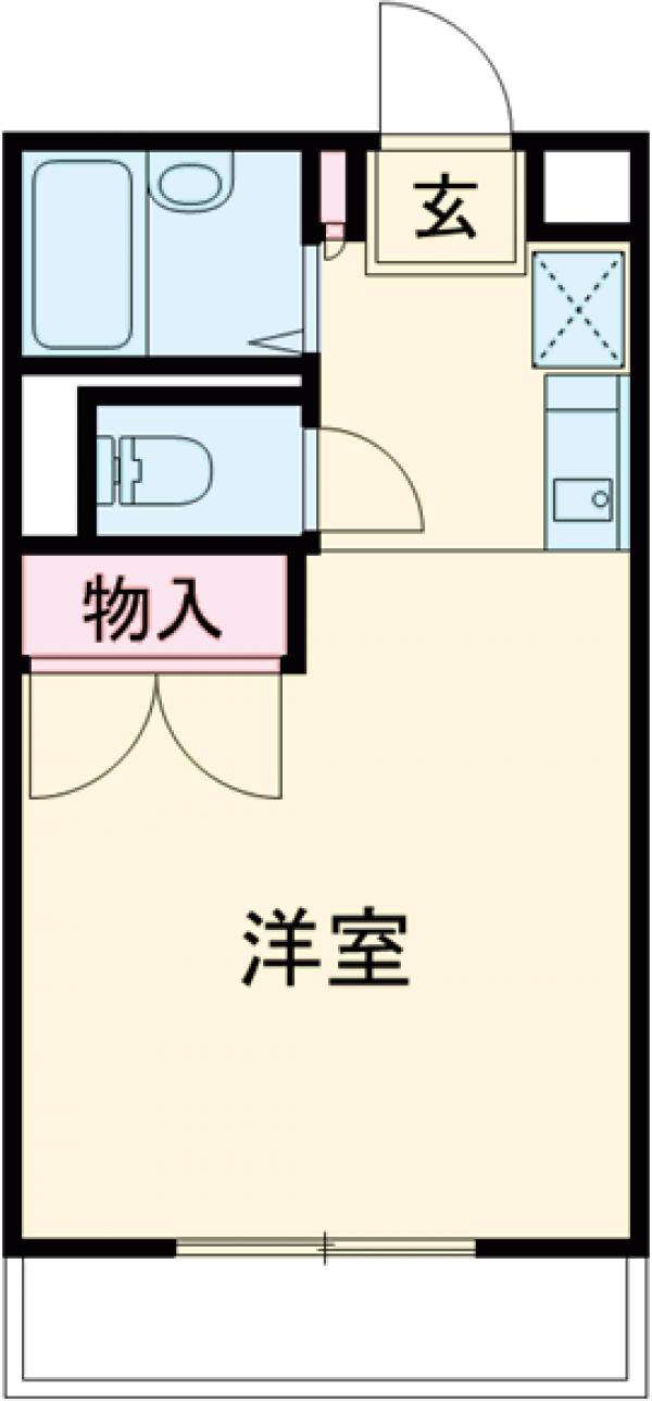 ホワイトローズⅡの間取り