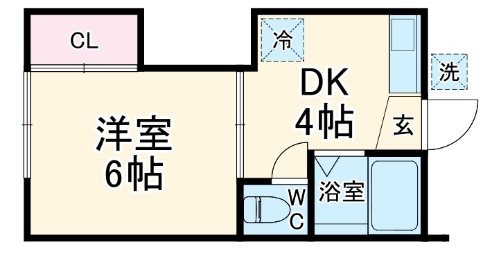 蕨ハイムの間取り
