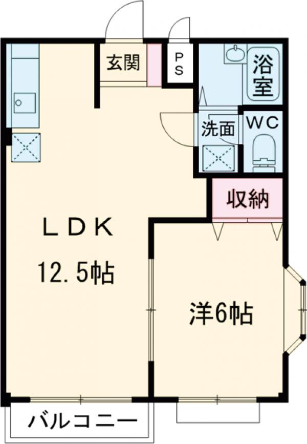 ニューエルディム島崎C棟の間取り