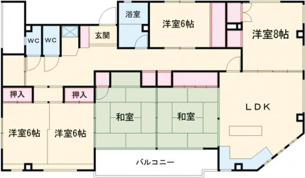 ゆたか ビルの間取り