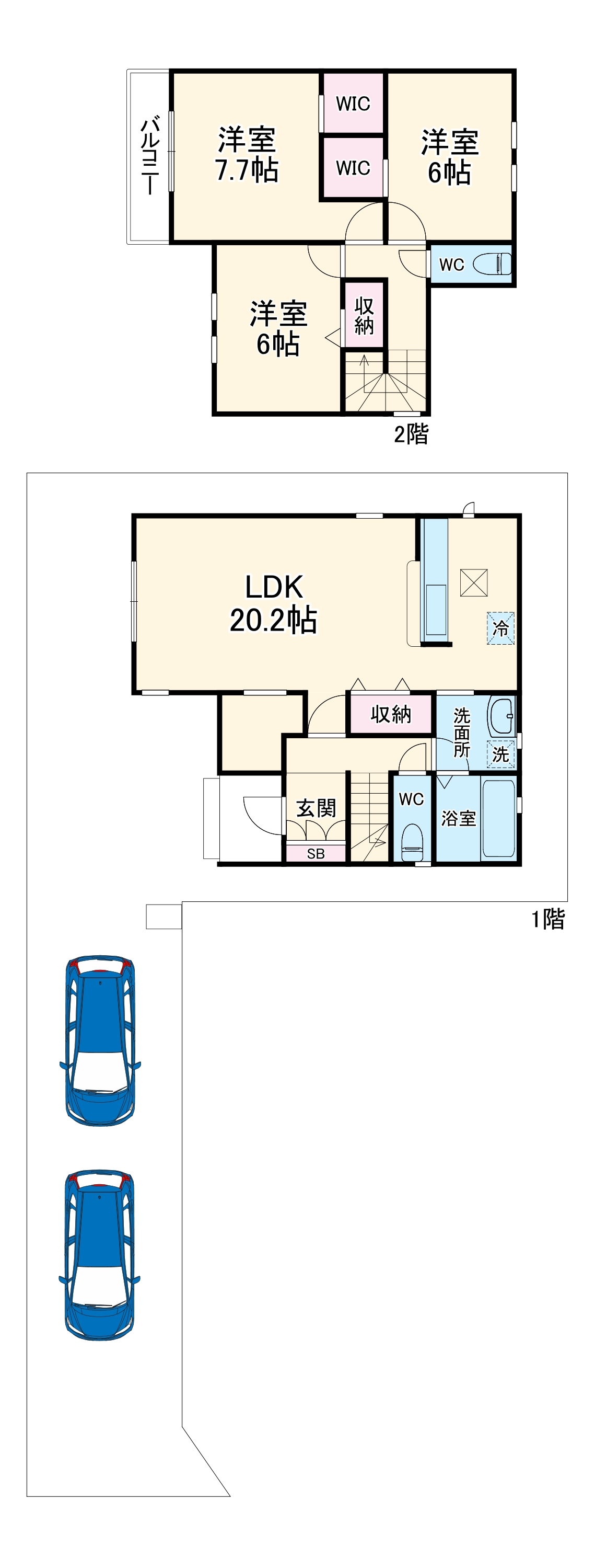 Sumai-to四街道市大日02の間取り