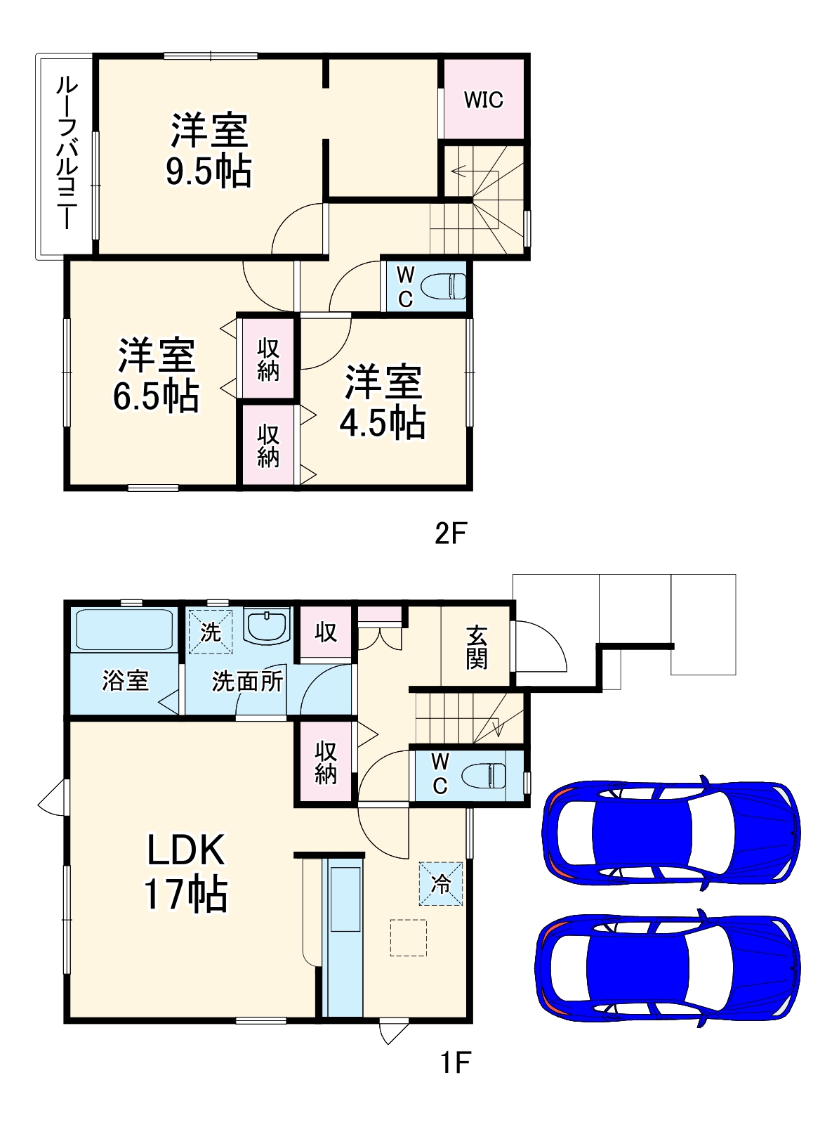 Sumai-to四街道市鹿渡01の間取り