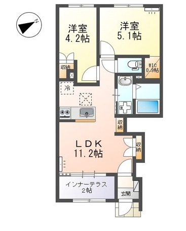 Urban Hills(アーバン ヒルズ)の間取り