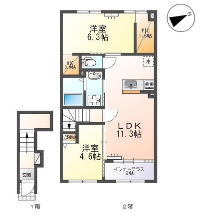 Urban Hills(アーバン ヒルズ)の間取り