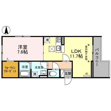 エスペランサ・ルミエール エスペランサの間取り